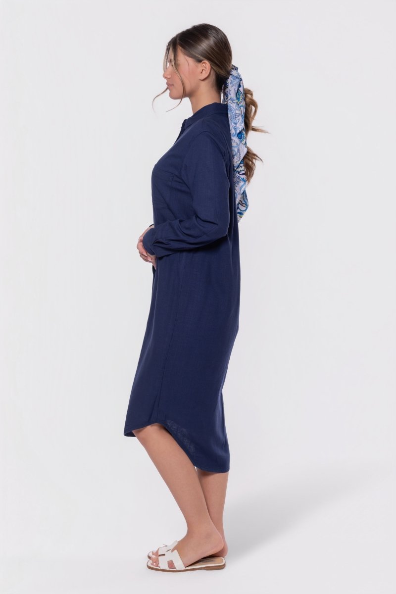 Bonnie Dress 42" (Navy)