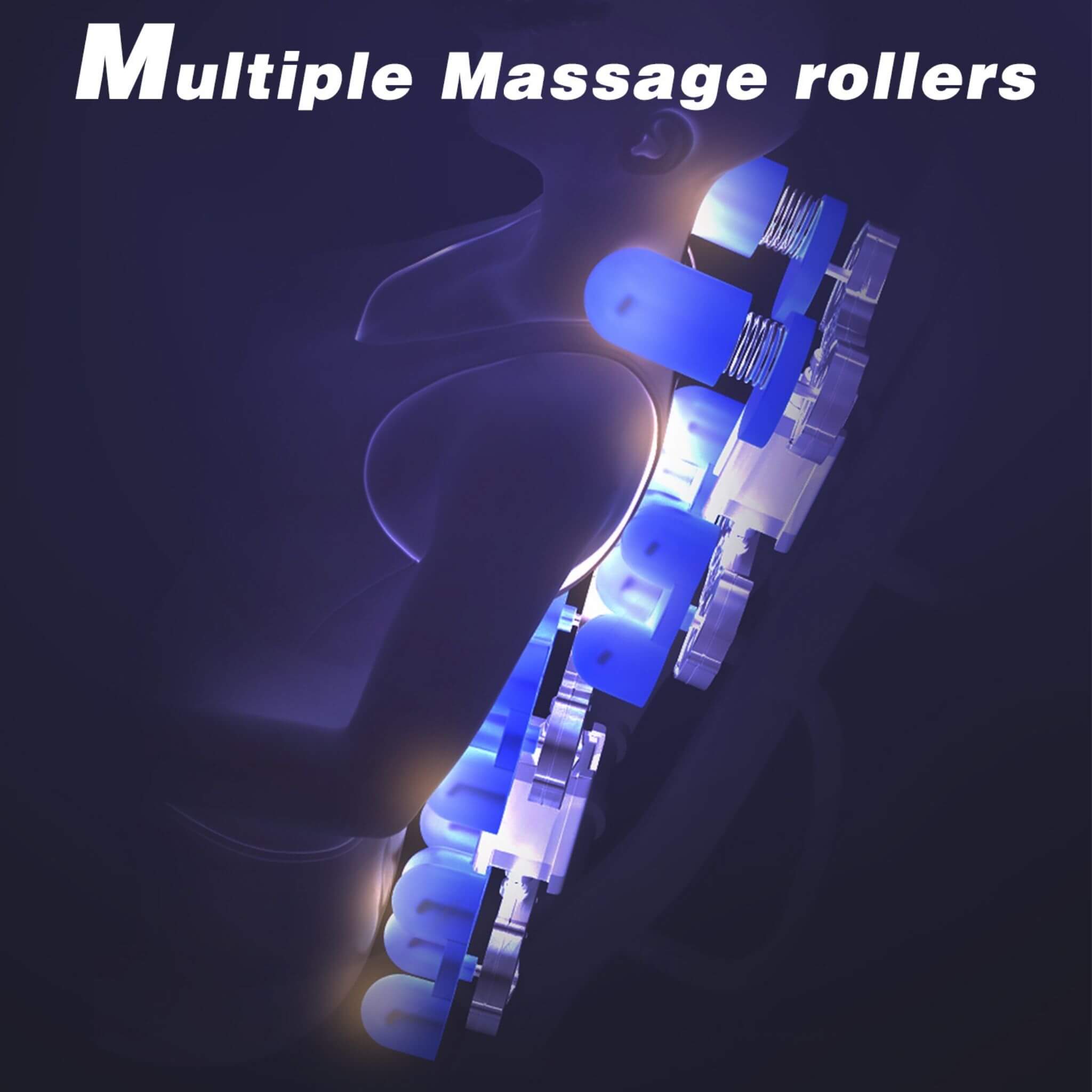 Sillón de masaje de cuero de cuerpo completo Bosscare con gravedad cero y Bluetooth [GR8012] (SAK12074)