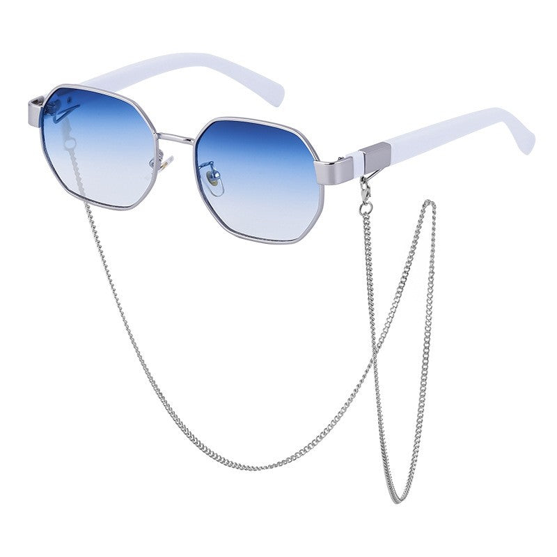 Polygon Chain Sunglasses For Women's Fashion