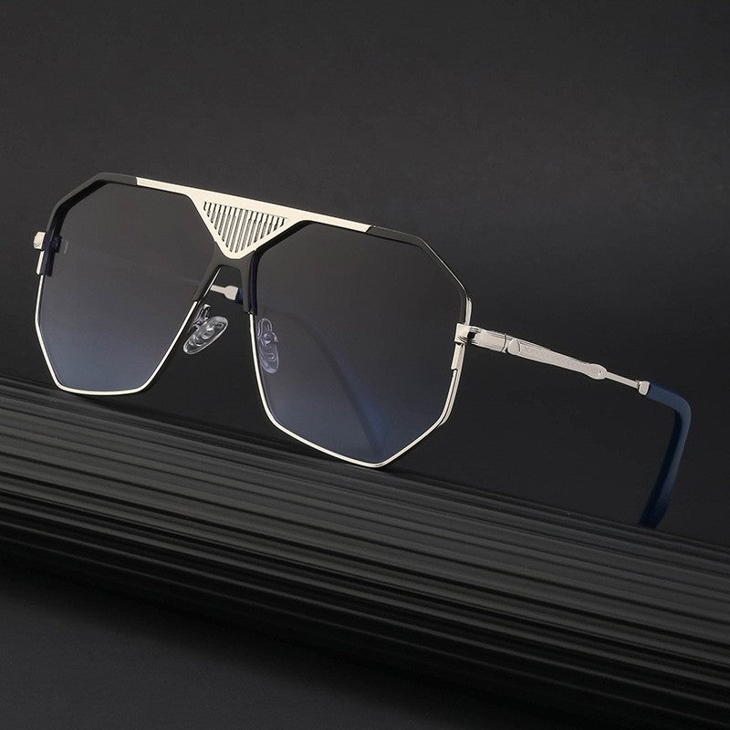 Vintage Hollow Out Metal Sunglasses For Men