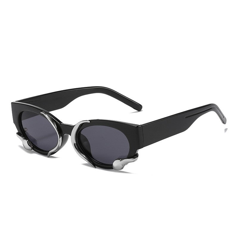 Wide-Legged Cat Eye Sunglasses For Women