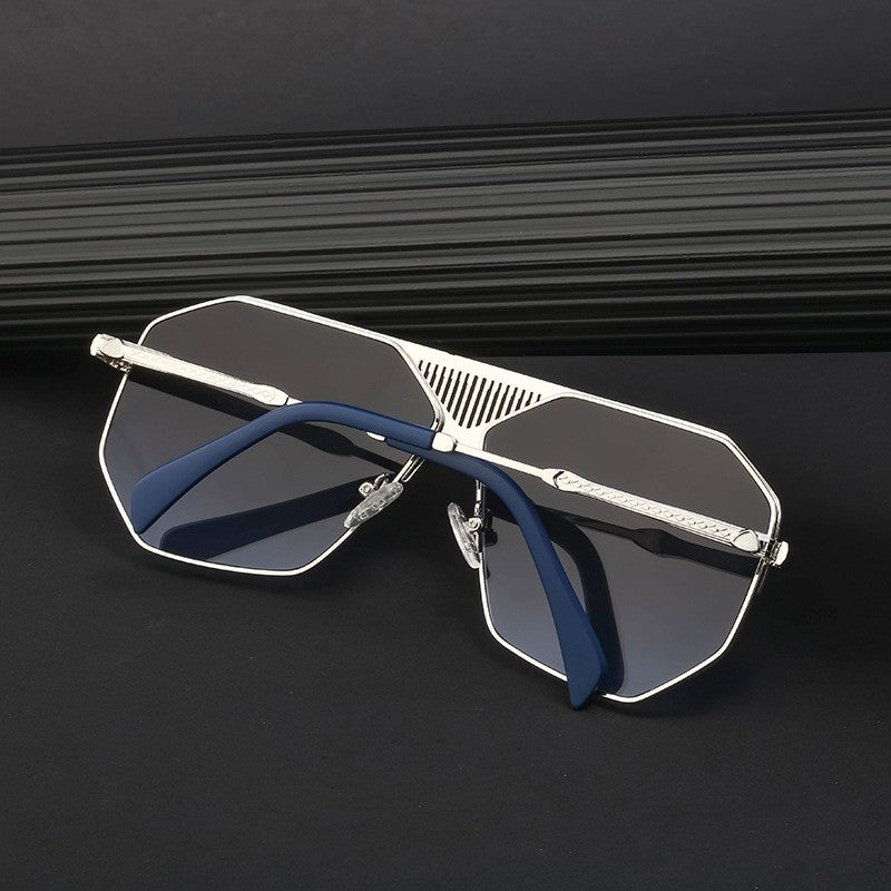 Vintage Hollow Out Metal Sunglasses For Men