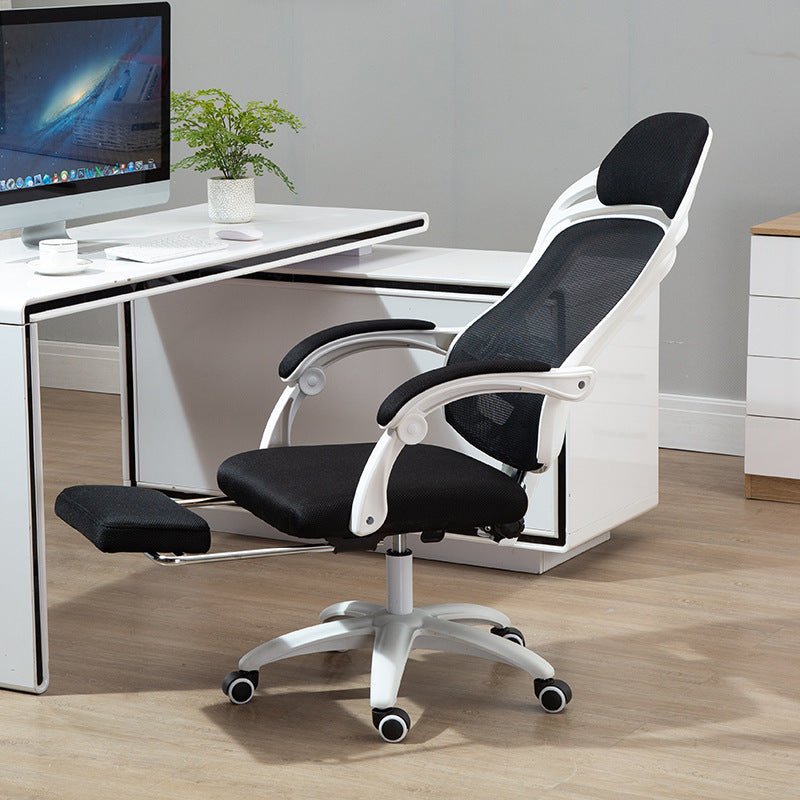 Silla Ergonómica Gamer para Ordenador y Oficina - Soporte Lumbar Ajustable y Malla Transpirable