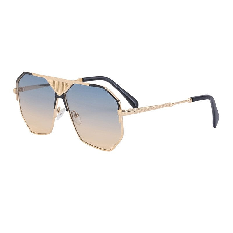 Vintage Hollow Out Metal Sunglasses For Men