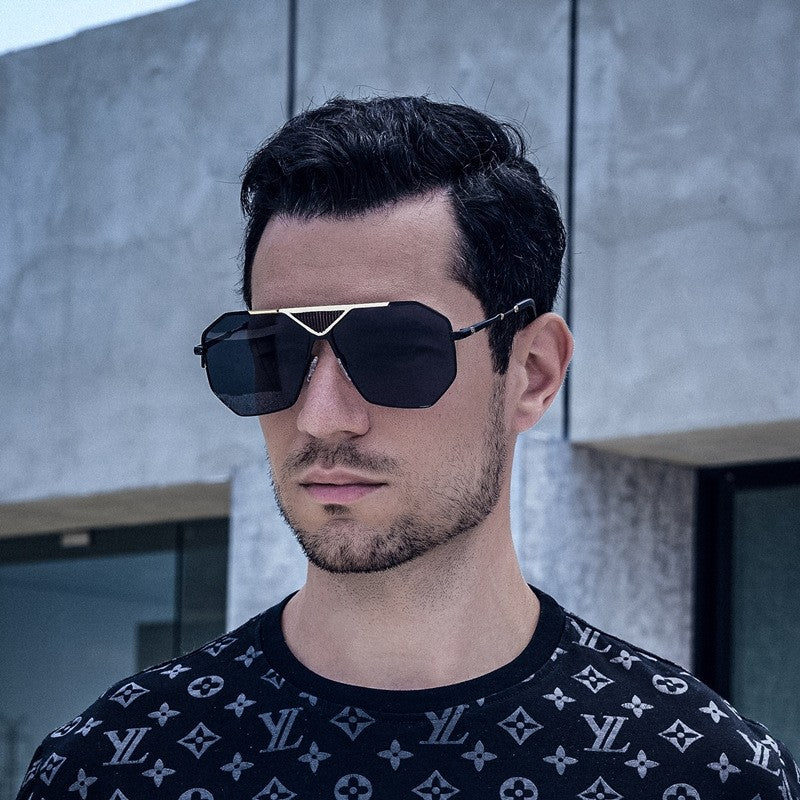 Vintage Hollow Out Metal Sunglasses For Men