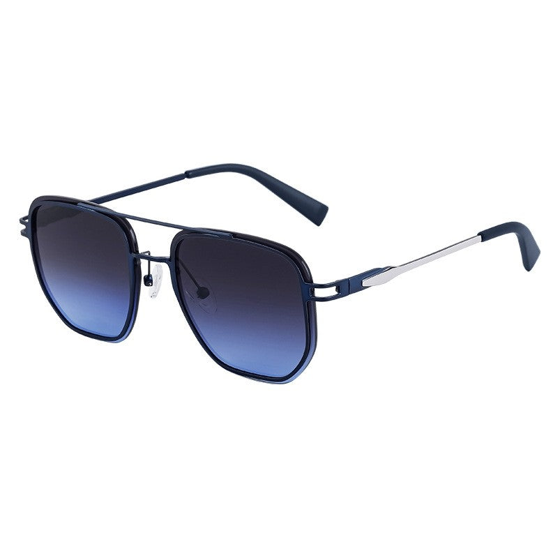 Stylish Rimless Metal Square Sunglasses For Men