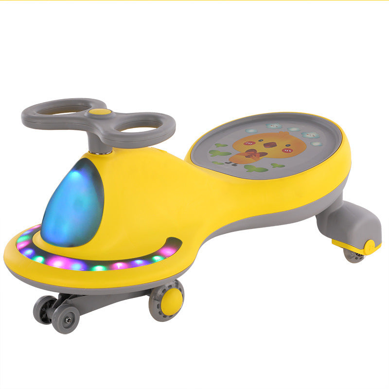 Patinete columpio antivuelco de rueda universal para niños