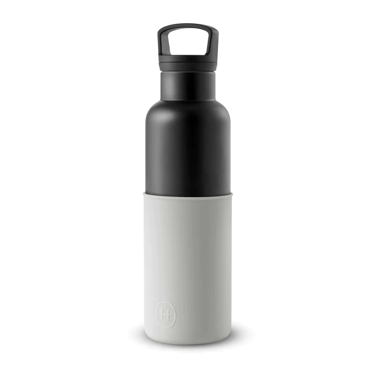 Botella de agua con aislamiento al vacío - Negra 20 oz