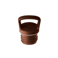 Standard leak proof cap- Mocha