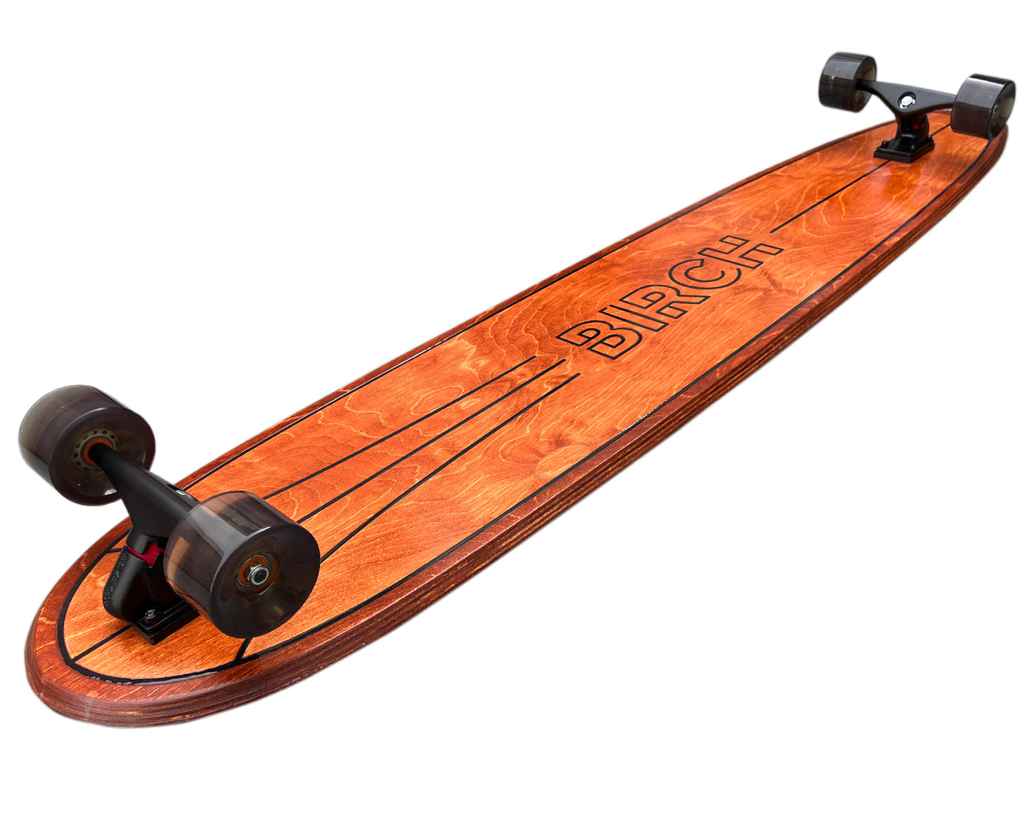 BIRCH 60" LOG Skateboard Longboard Cruiser - Configuración completa o solo tabla