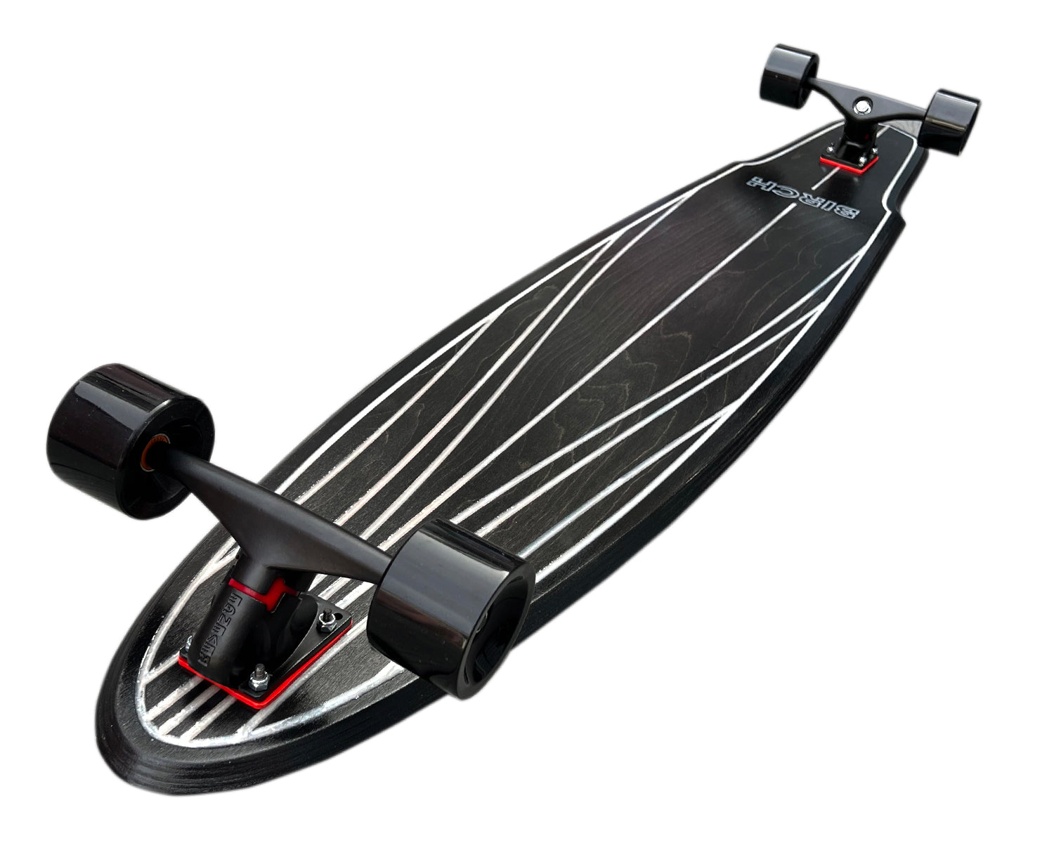 Patineta de crucero larga BIRCH 57" SHAKER - Completa o solo la tabla