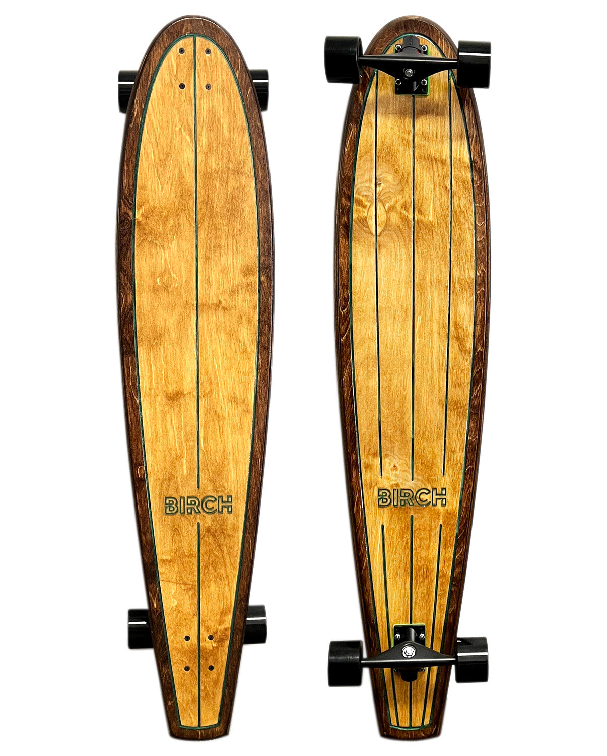 BIRCH 48" Classic Cruiser: Monopatín Longboard Clásico Retro