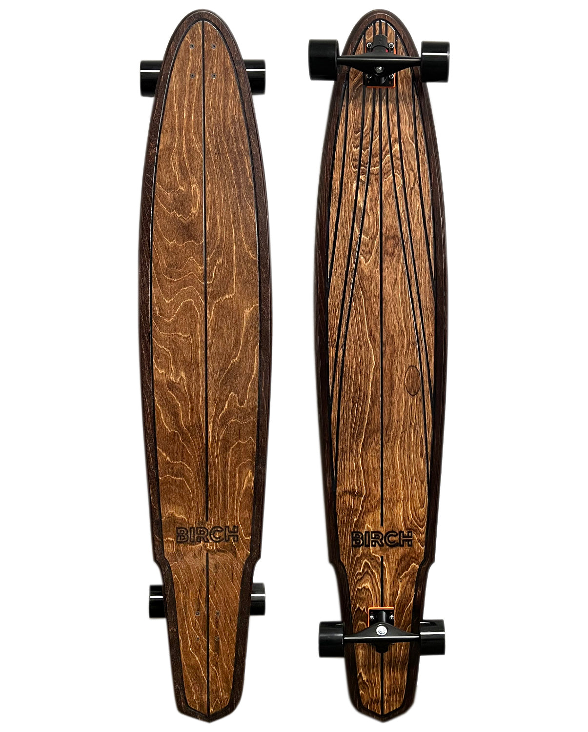 Patineta de crucero larga BIRCH 57" SHAKER - Completa o solo la tabla