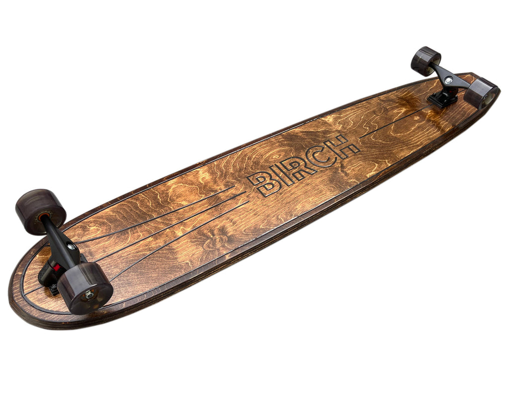 BIRCH 60" LOG Skateboard Longboard Cruiser - Configuración completa o solo tabla