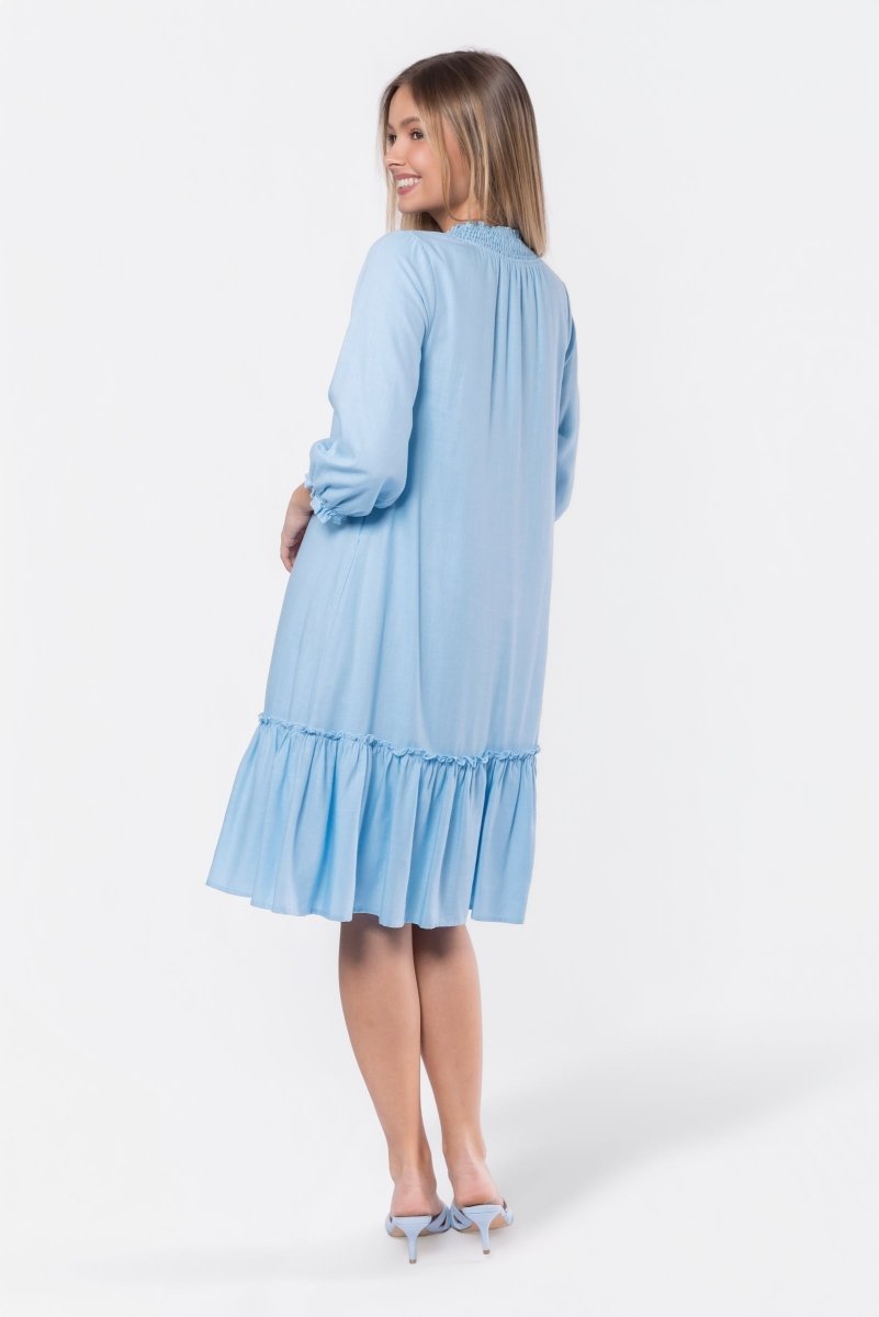 Clio Dress 40" (Light Blue)