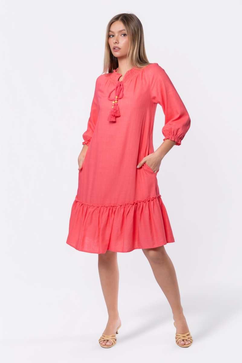 Clio Dress 40" (Pink)