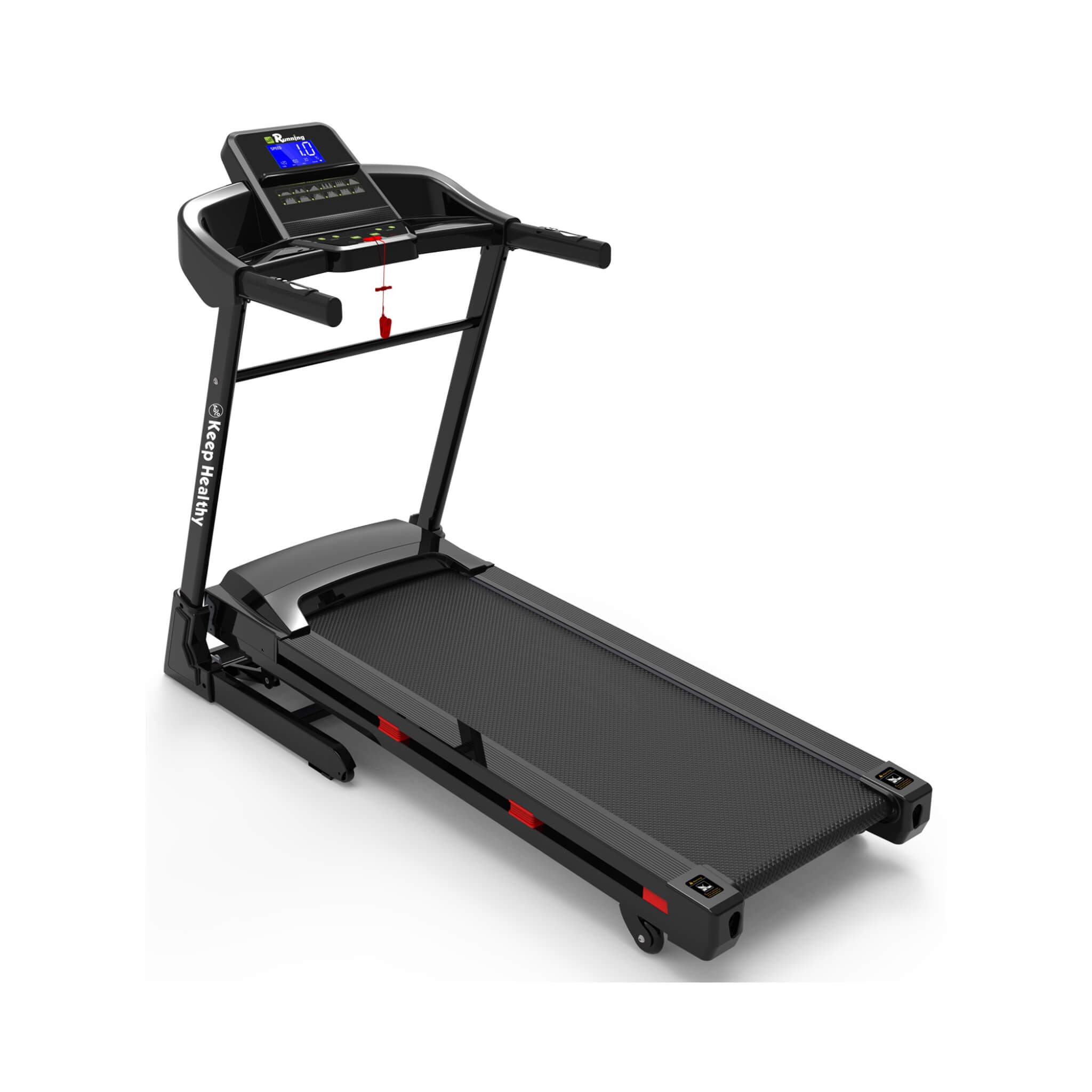 Cinta de correr eléctrica plegable Rovix Compact de 3.5HP con Bluetooth, pantalla LCD y 12 programas de carrera preestablecidos (SAK25879)