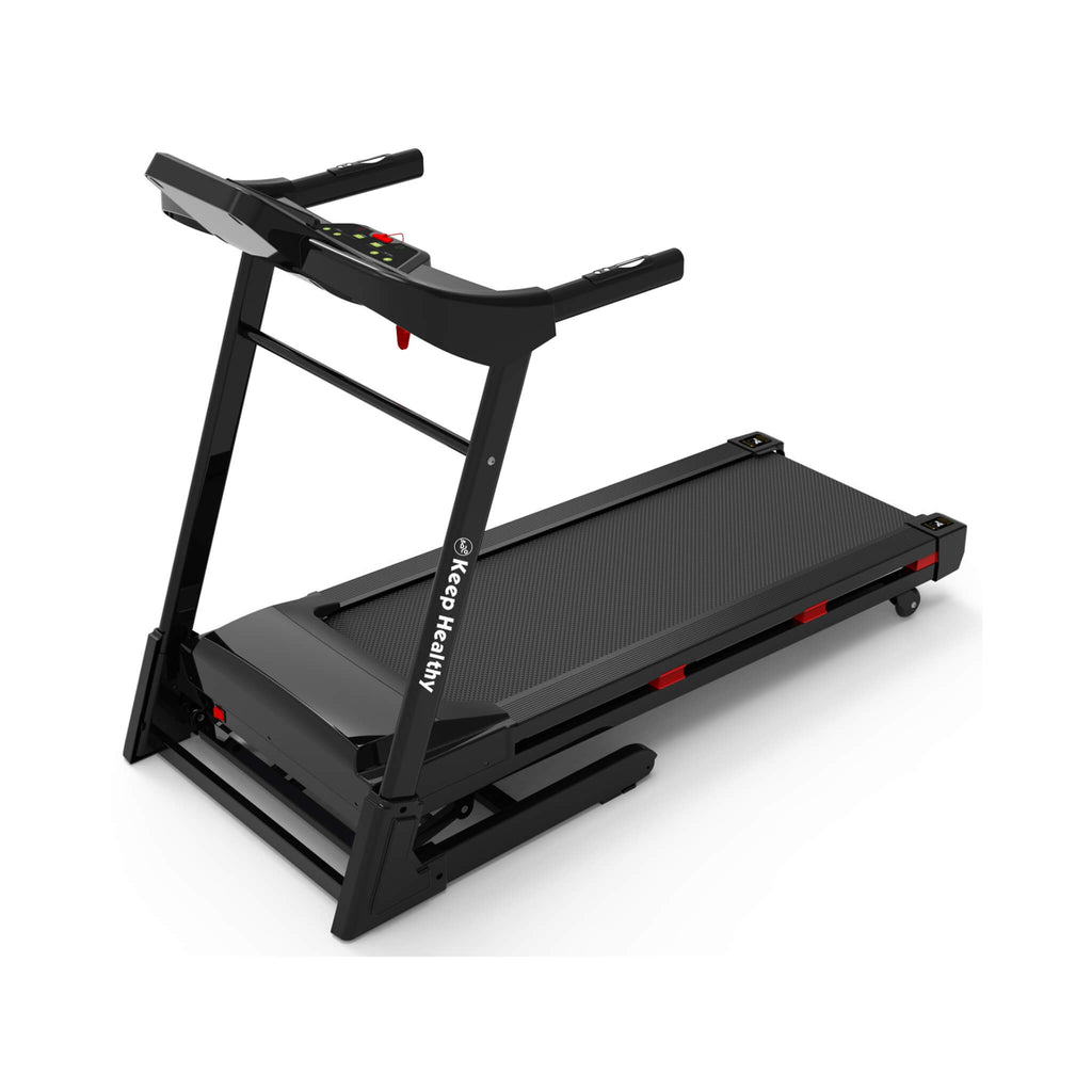 Cinta de correr eléctrica plegable Rovix Compact de 3.5HP con Bluetooth, pantalla LCD y 12 programas de carrera preestablecidos (SAK25879)