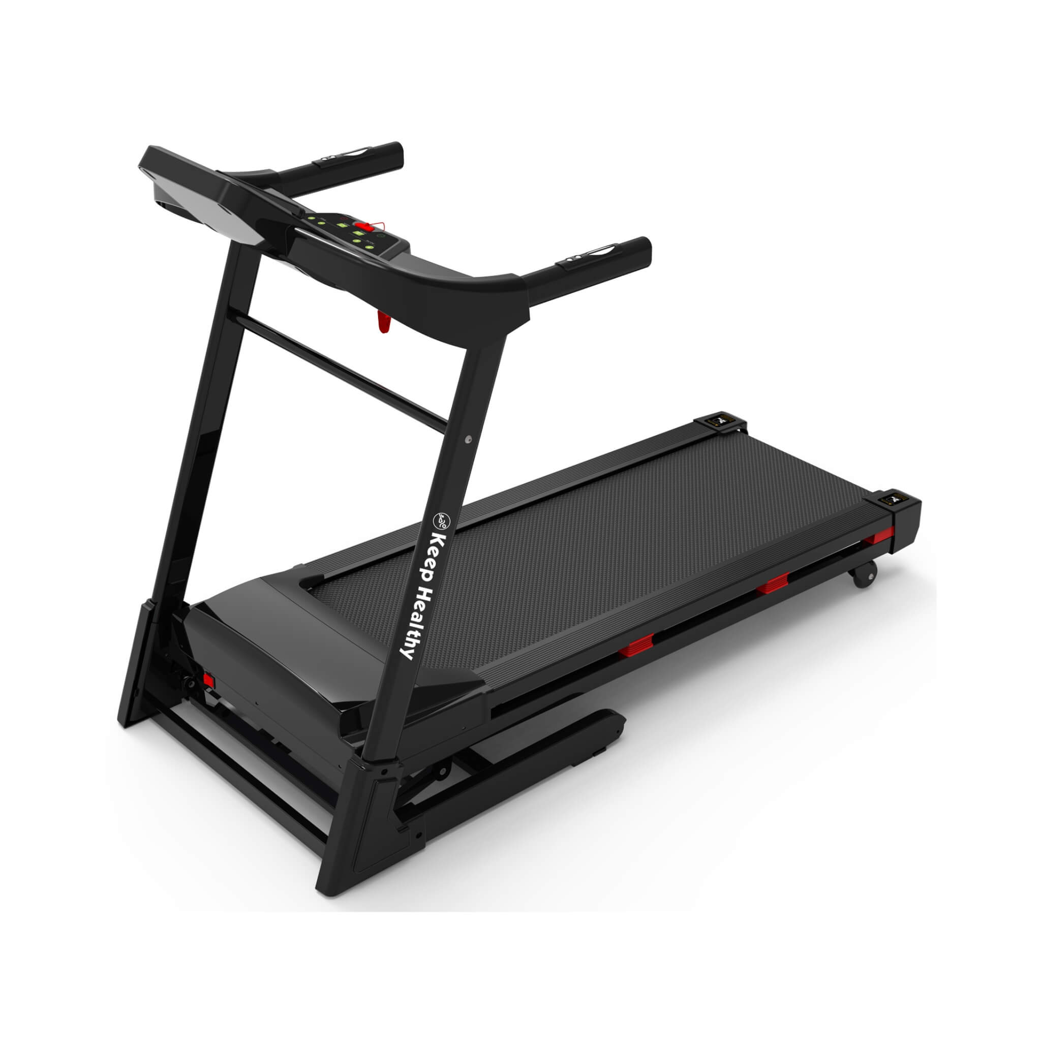 Cinta de correr eléctrica plegable Rovix Compact de 3.5HP con Bluetooth, pantalla LCD y 12 programas de carrera preestablecidos (SAK25879)