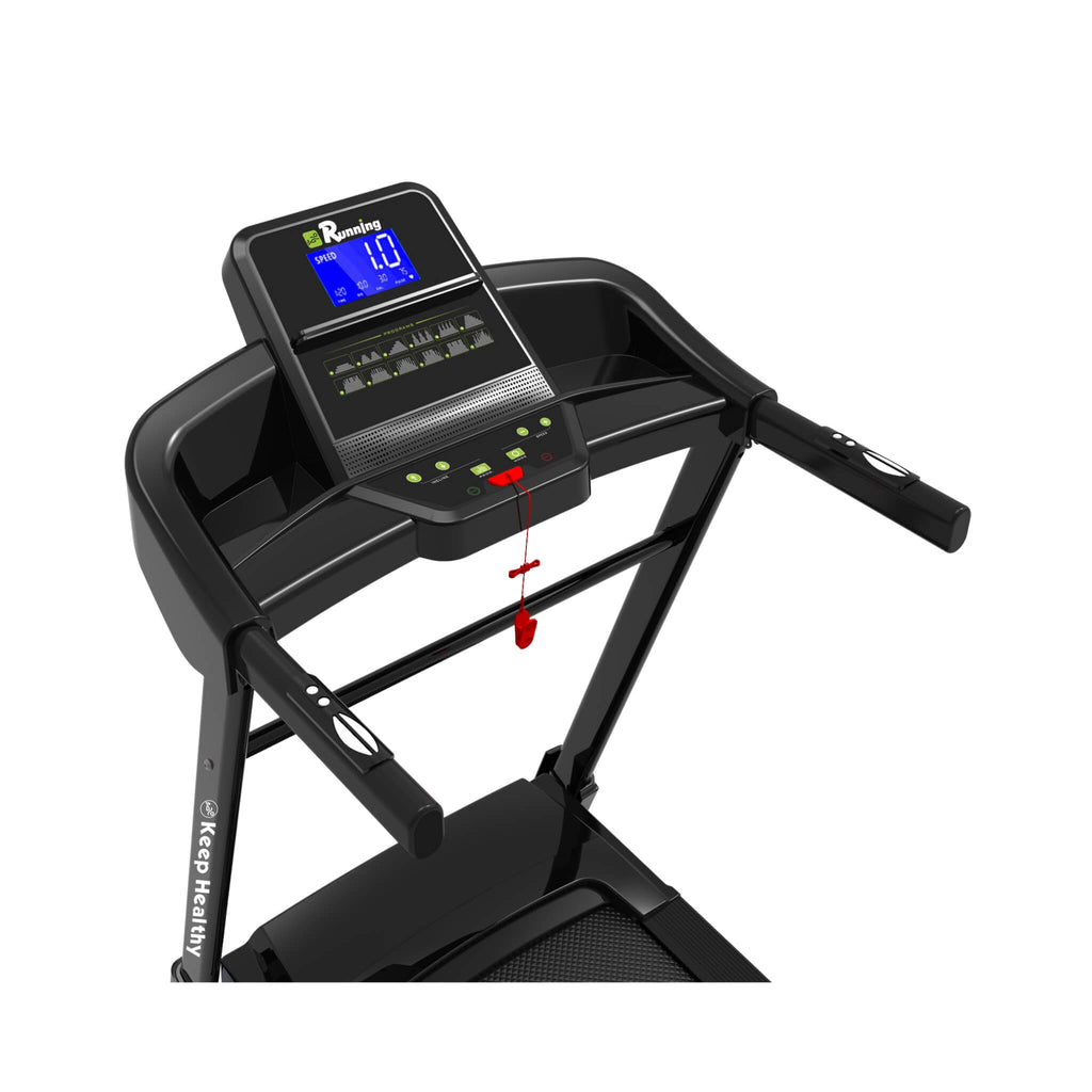 Cinta de correr eléctrica plegable Rovix Compact de 3.5HP con Bluetooth, pantalla LCD y 12 programas de carrera preestablecidos (SAK25879)