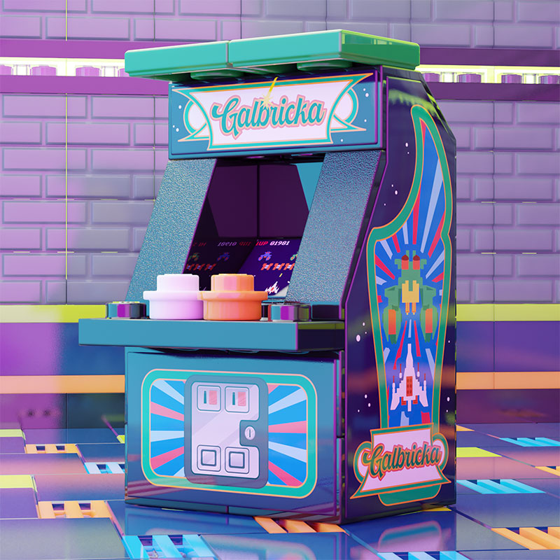 Galbricka Classic Arcade Machine