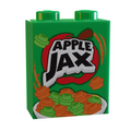 Apple Jax Cereal 1x2x2 Brick on LEGO part