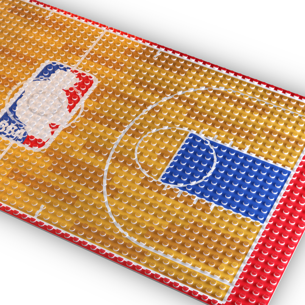 Basketball Court Baseplates made with LEGO parts