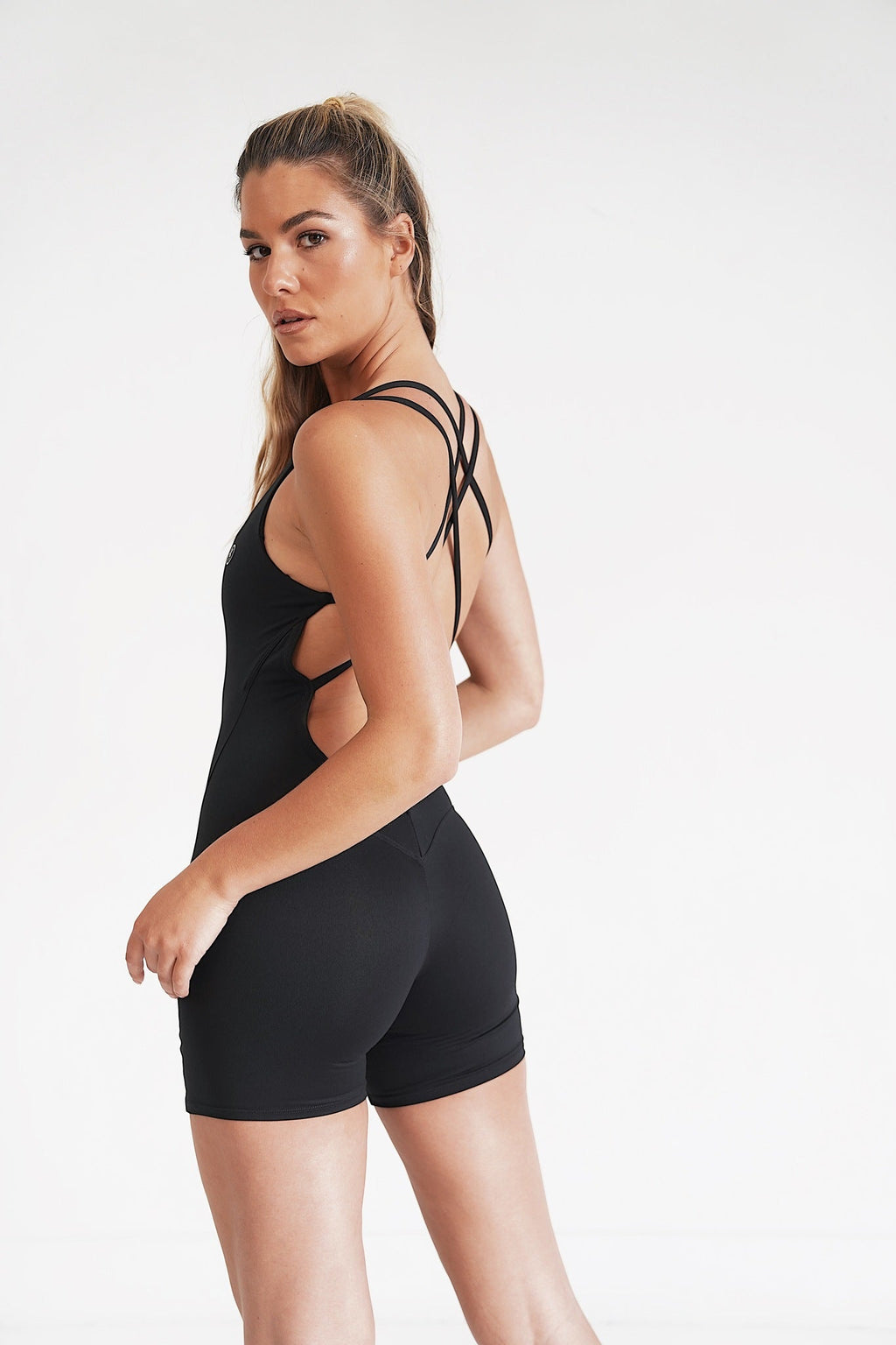 Body elástico negro "Soy suficiente"