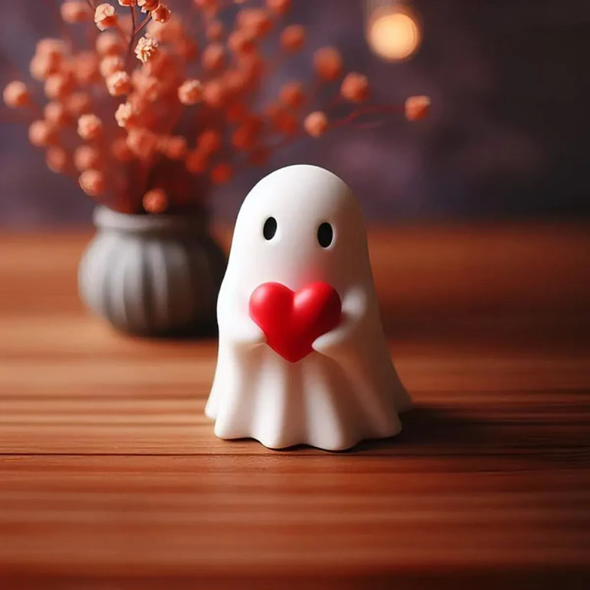 Cute Ghost Halloween Statue