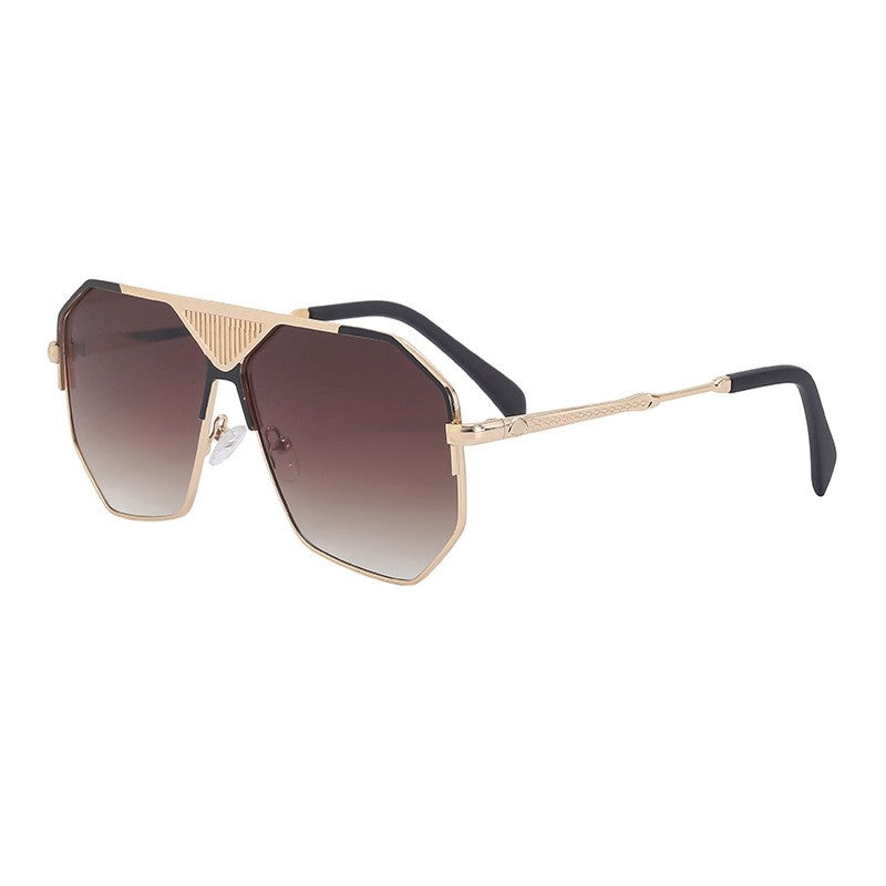 Vintage Hollow Out Metal Sunglasses For Men