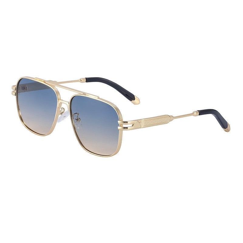 Retro Double Beam Sunglasses For Men