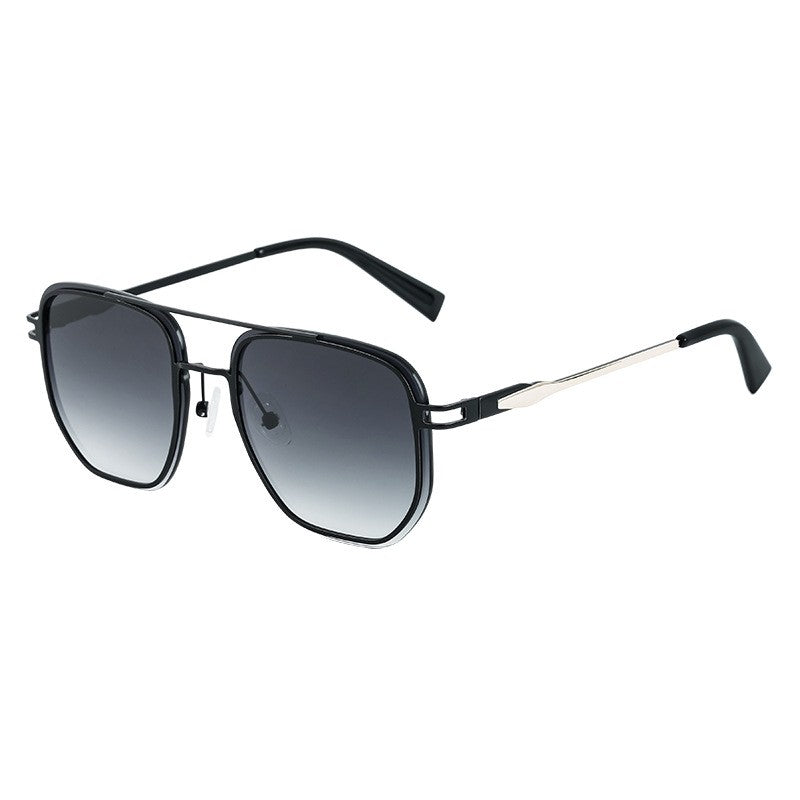 Stylish Rimless Metal Square Sunglasses For Men
