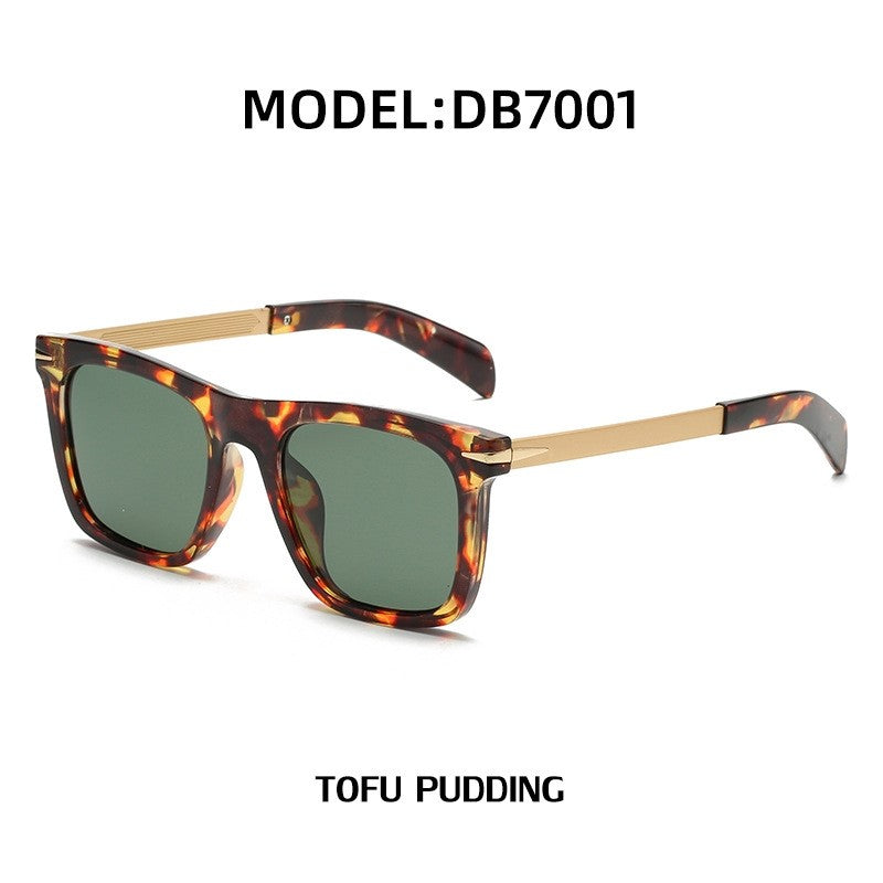 Men's Retro Square Polarized Sunglasses