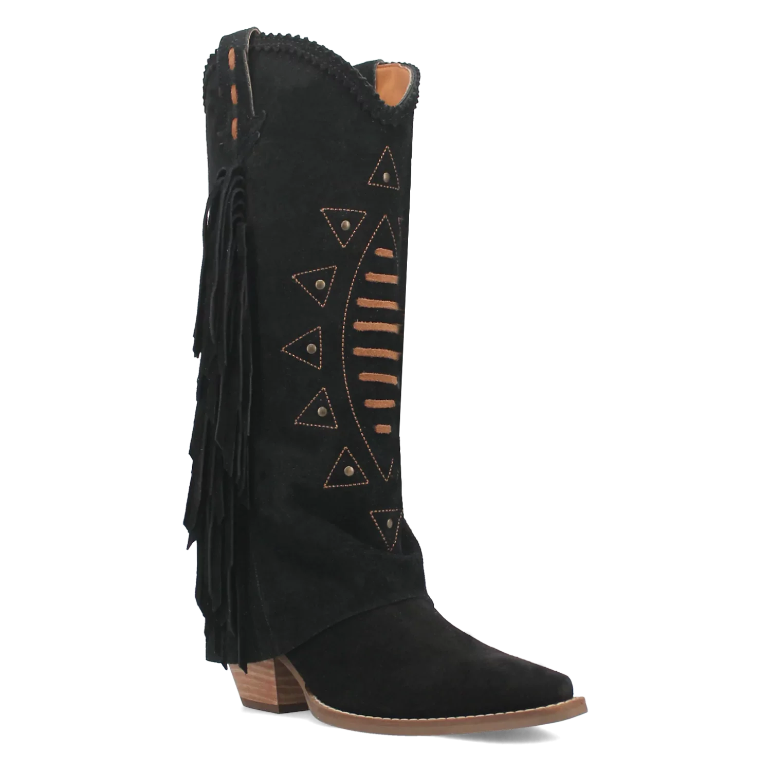 Dingo Spirit Trail  - Women's Suede Leather Cowgirl Boots
