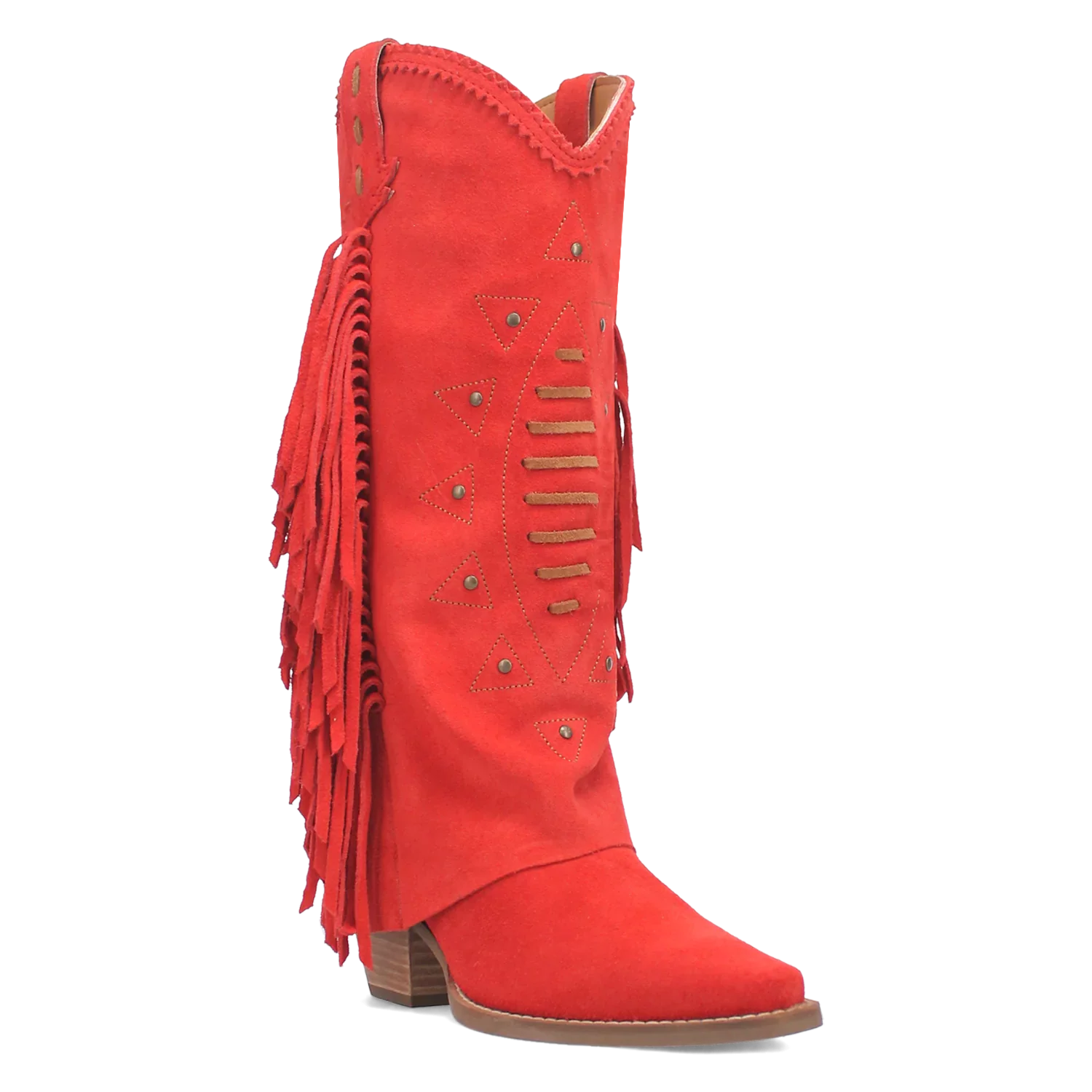 Dingo Spirit Trail  - Women's Suede Leather Cowgirl Boots