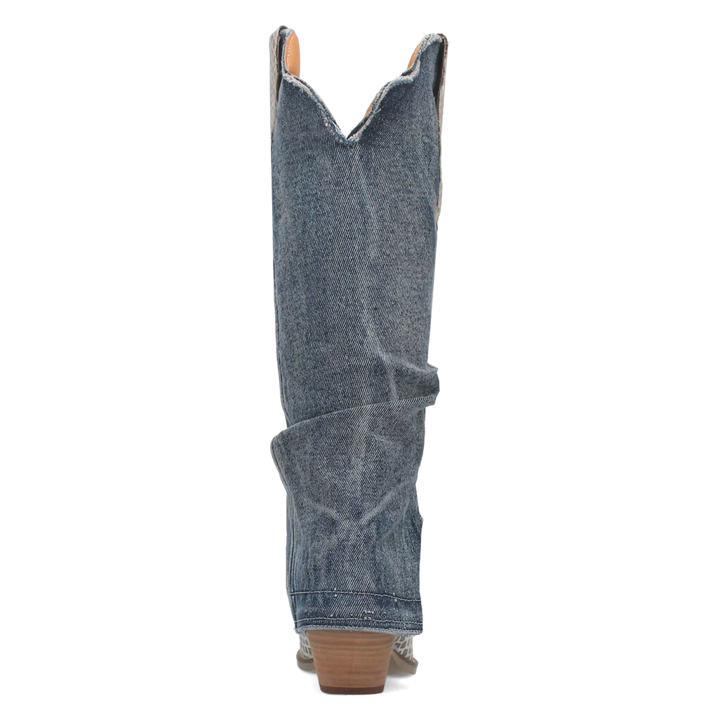 Dingo Shabby - Women's Denim Cowgirl Boots