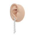 Double Line Marquise Drop Earrings