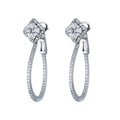 Princess Illusion Hoop Earrings