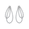 Double Oval Dangle Earrings