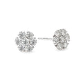 Flower Cluster Stud Earrings