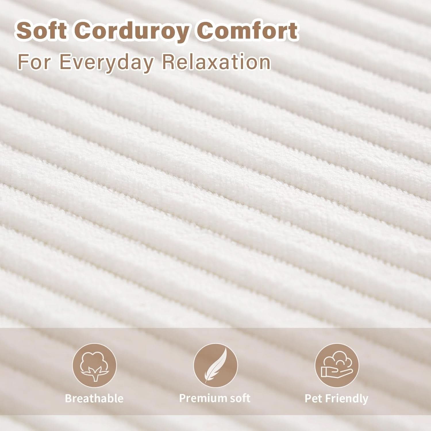 Sofá cama plegable tapizado beige convertible para suelo