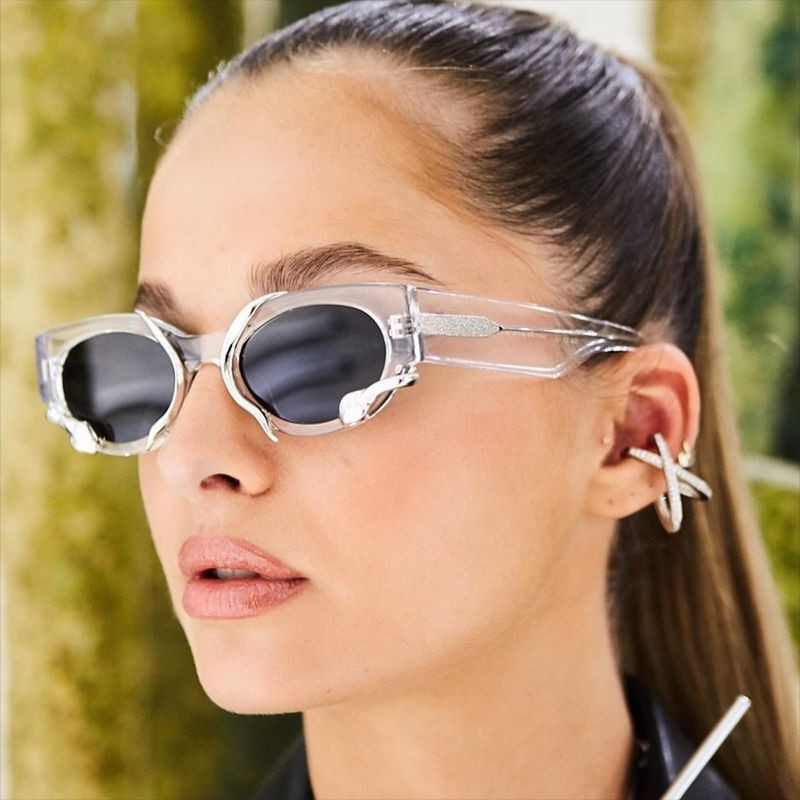 Wide-Legged Cat Eye Sunglasses For Women