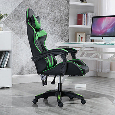 Silla de Ordenador Internet Café Competición Asiento de Coche de Carreras Gaming Casero Ancla en Vivo
