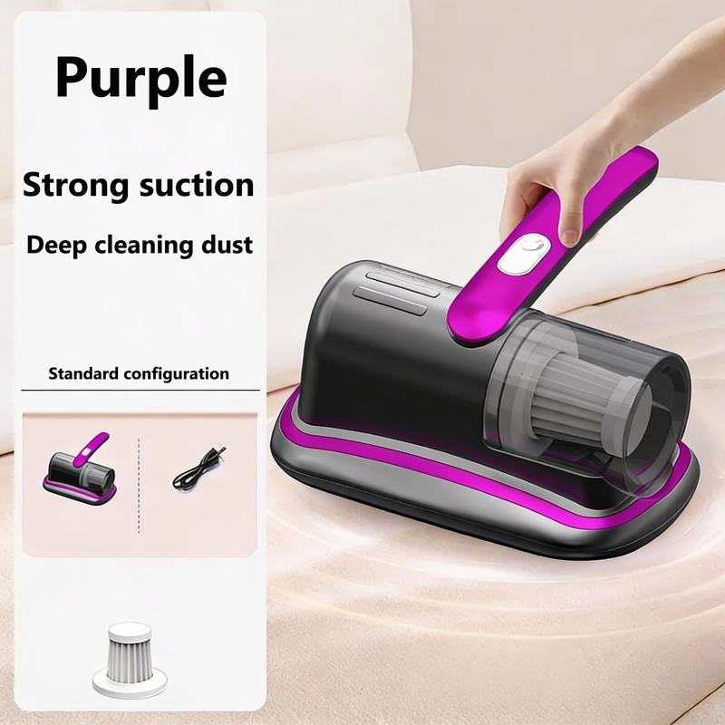 Mattress Vacuum Cleaner for Dust Mite Removal, Upgraded Handheld Cordless Vacuum, Dust Cleaning, Powerful Vacuum Bed Cleaner, Used for Deep Cleaning Beds, Carpets, Sofas, Pet Hair, and Upholstered Furniture