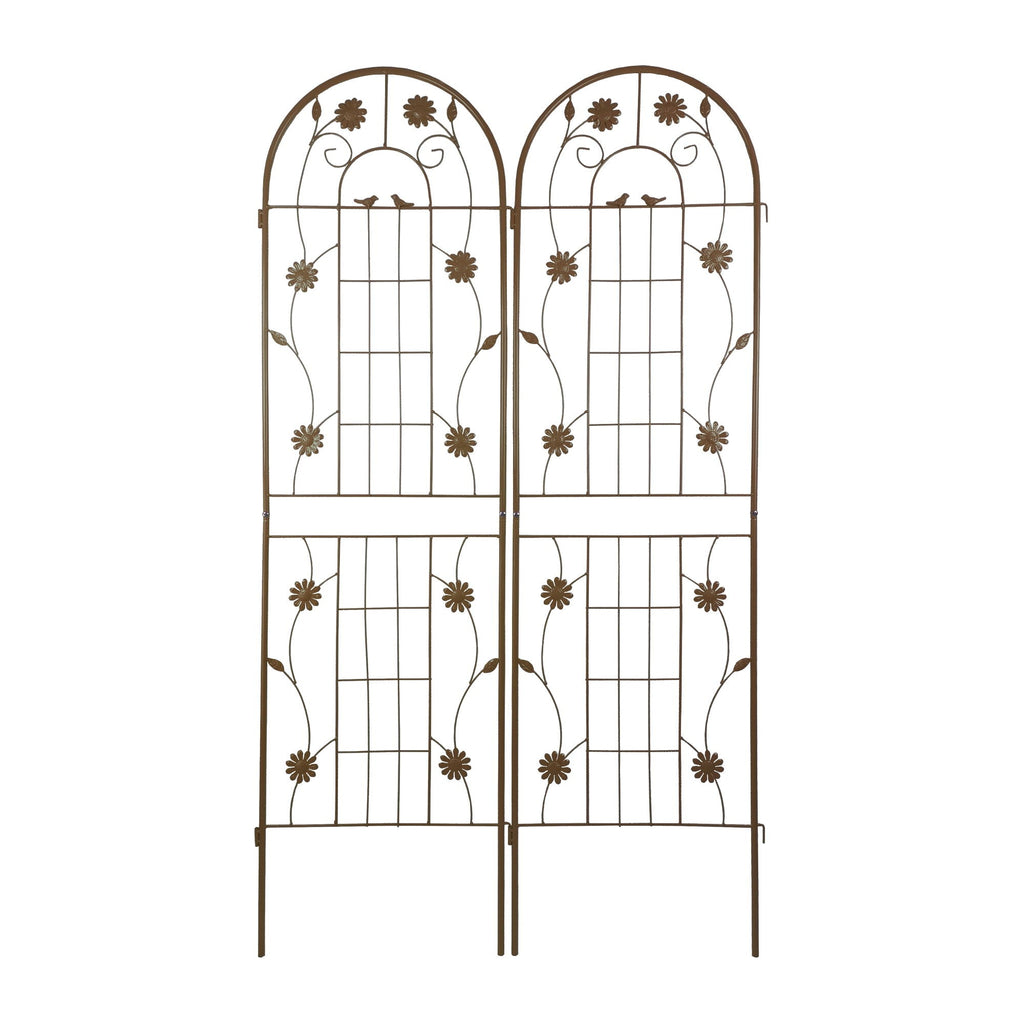 Metal Garden Trellis Rustproof Trellis For Climbing Plant Outdoor Flower Support