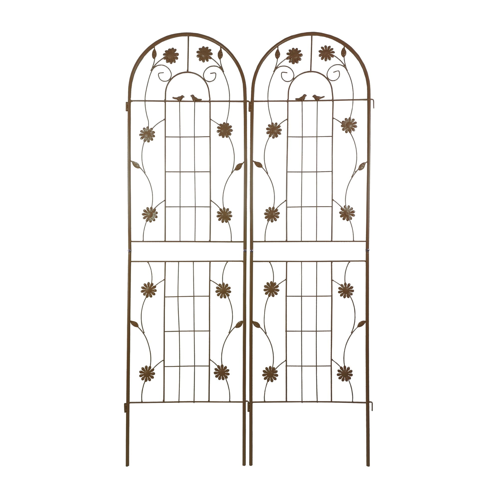 Metal Garden Trellis Rustproof Trellis For Climbing Plant Outdoor Flower Support