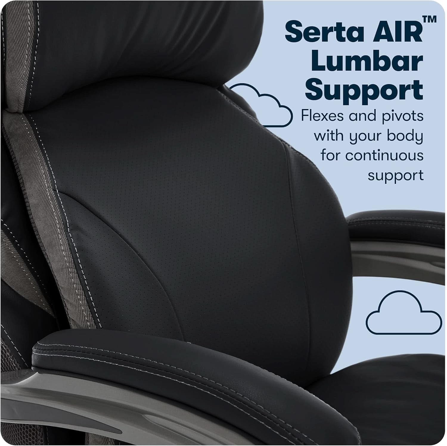 Sillón de Oficina Ejecutivo Grande y Alto con Tecnología Air