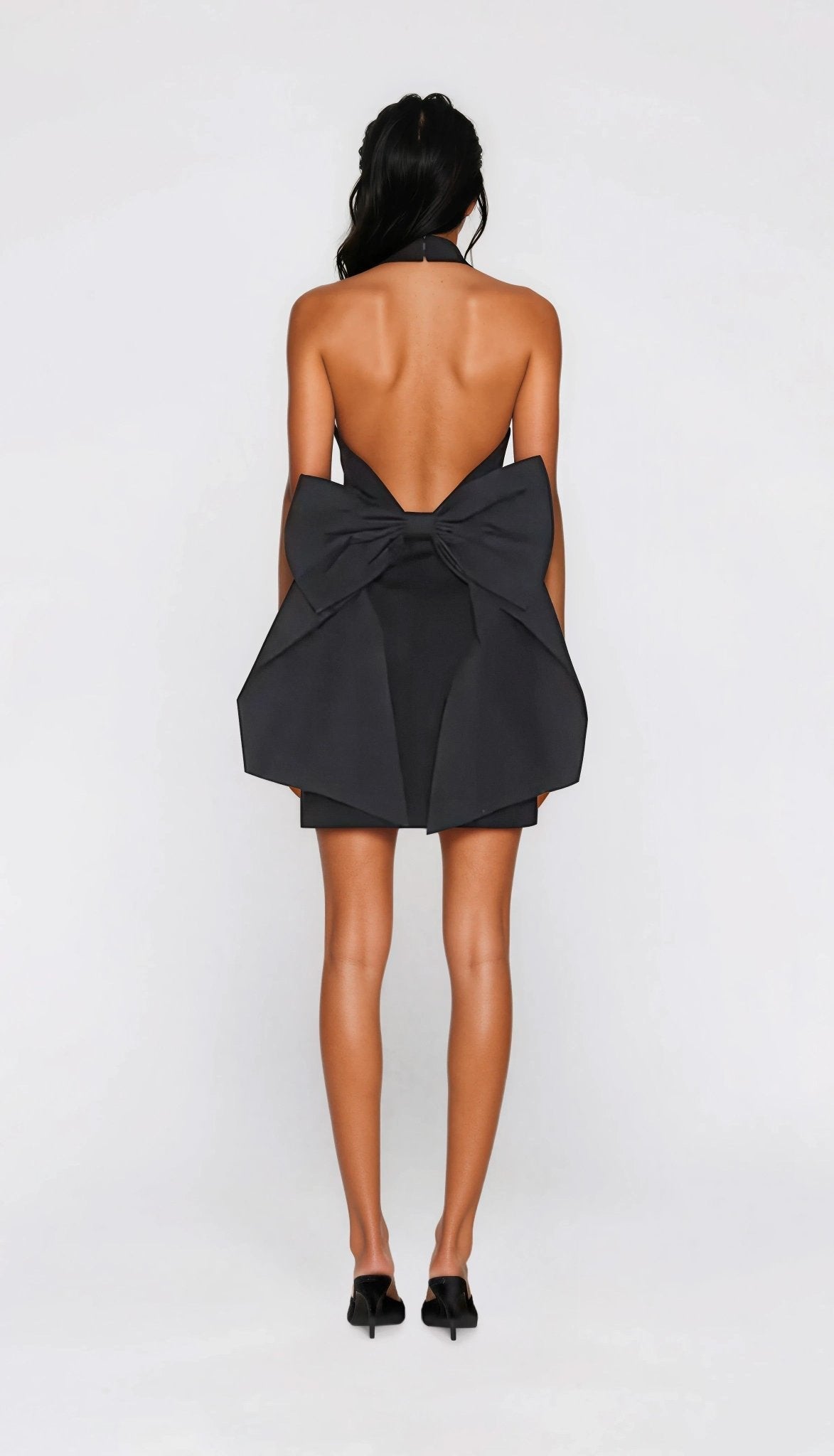 Eden Cocktail Mini Dress – Black