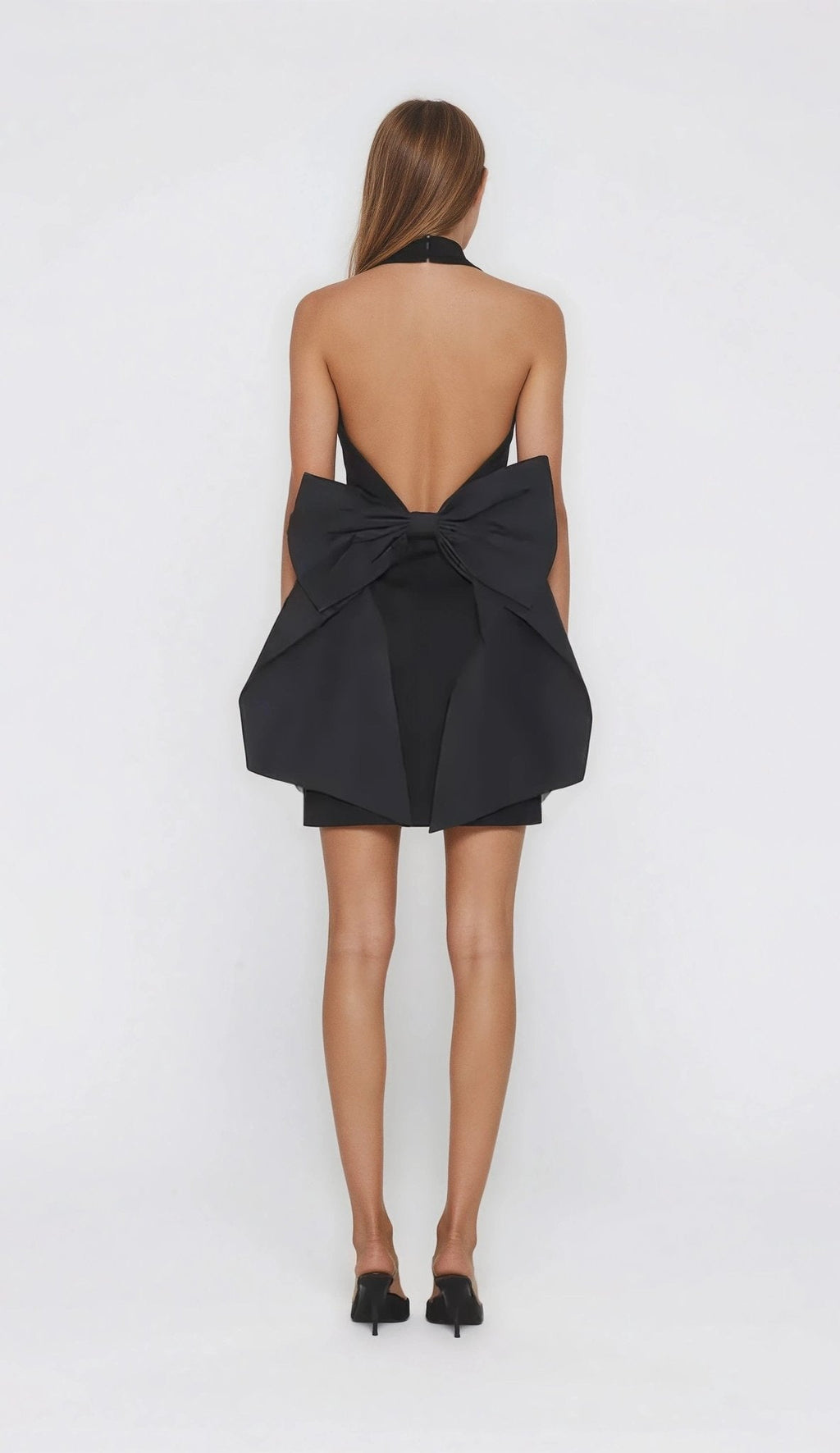 Eden Cocktail Mini Dress – Black