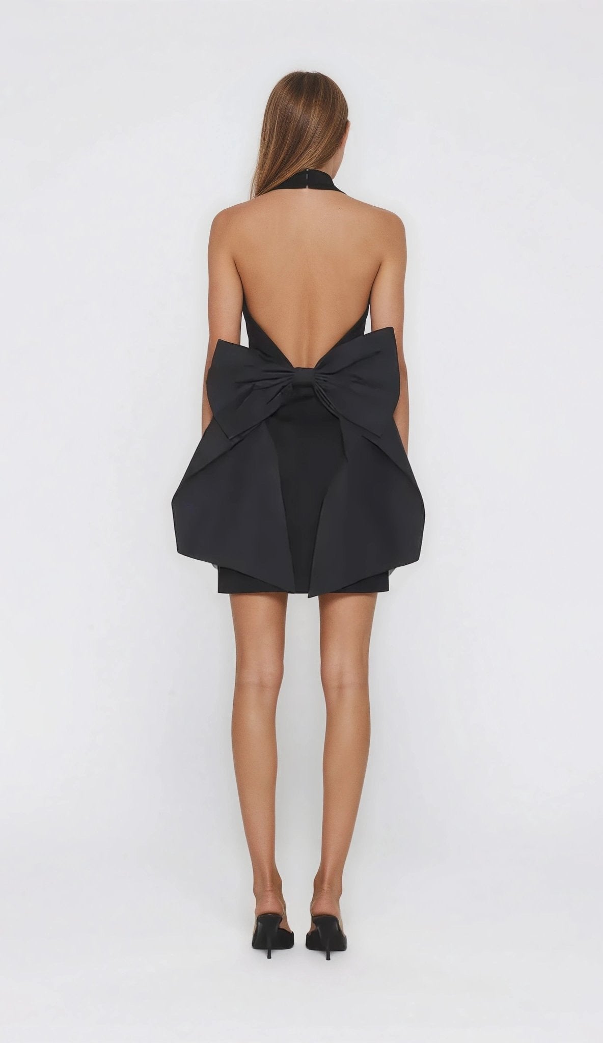 Eden Cocktail Mini Dress – Black